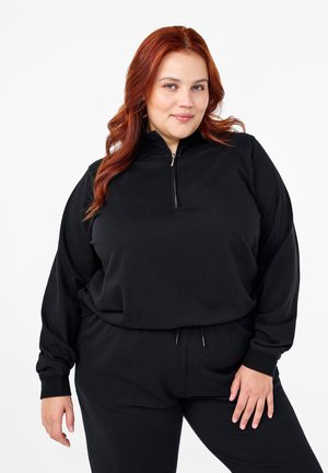 MIT HOHEM KRAGEN  - Sweatshirt - black