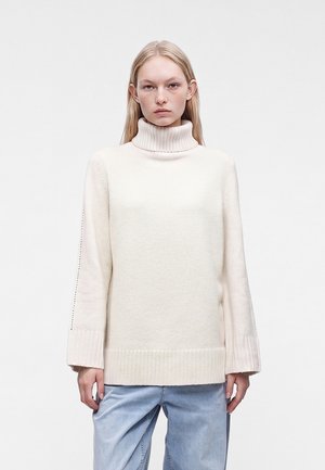 Object, OBJMALI L/S LO ROLLNECK PULLOVER NOOS - Pullover - birch