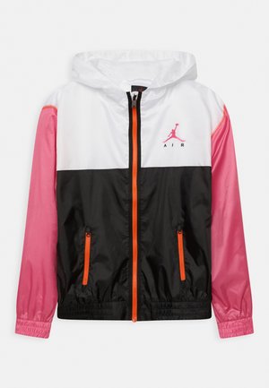 COLOR BLOCK WINDBREAKER - Windbreaker - black