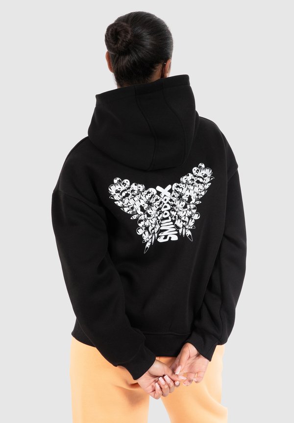 NALA BACK PRINT HOODIE - Kapuzenpullover - schwarz
