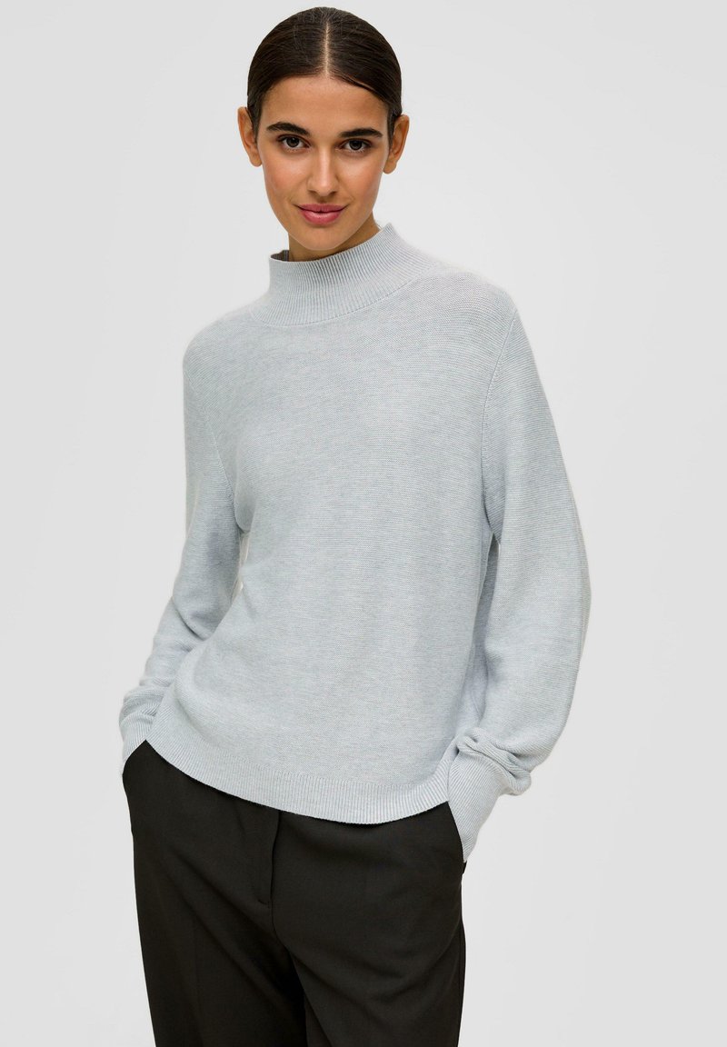 s.Oliver BLACK LABEL Pullover - taubengrau