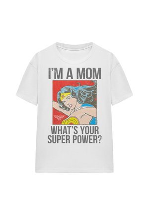 Cotton Soul, I'M A MOM COMIC - Print T-shirt - white