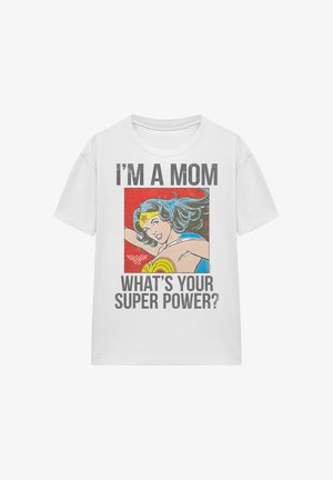 Cotton Soul, I'M A MOM COMIC - Print T-shirt - white