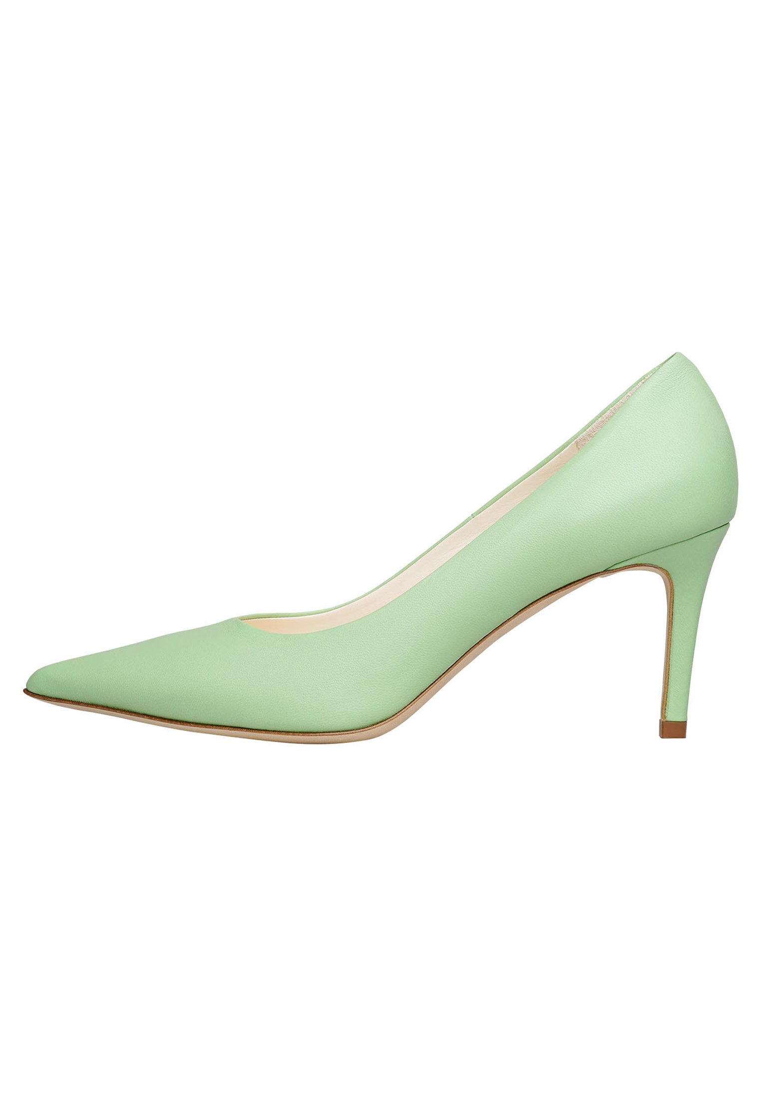 light green pumps