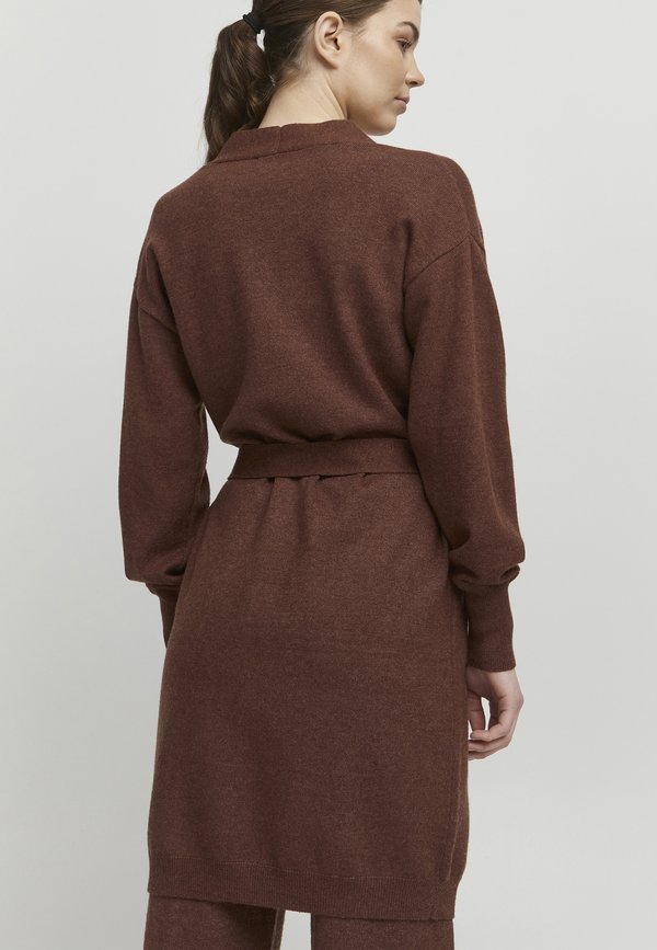 BYNONINA - Cardigan - brunette melange3