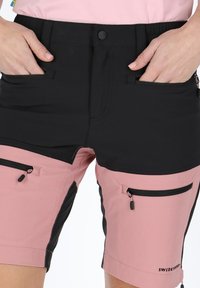 Swedemount Träningsshorts - black dusty rose