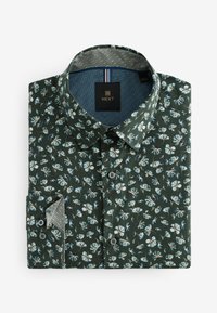Next PRINTED SINGLE CUFF- REGULAR FIT - Shirt - green floral