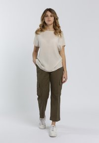 RAGNO CHEMISE - T-shirt basic - biege