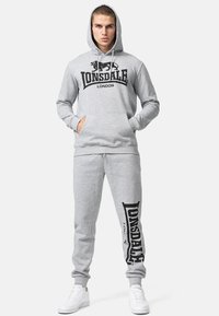 Lonsdale Burmarsh trainingspak voor heren, grijs/wit, L