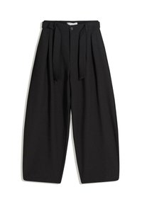 TAILORED BARREL WITH BELT  - Pantaloni - black
