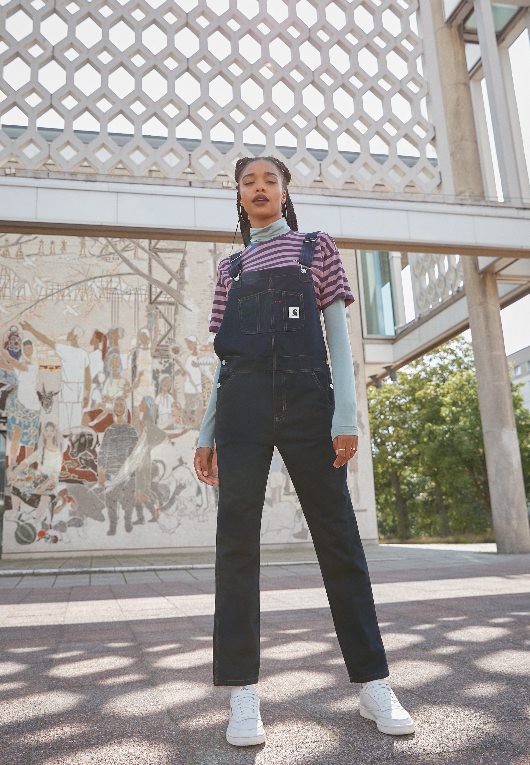 Carhartt WIP BIB OVERALL - Peto - astro/azul marino - Zalando.es