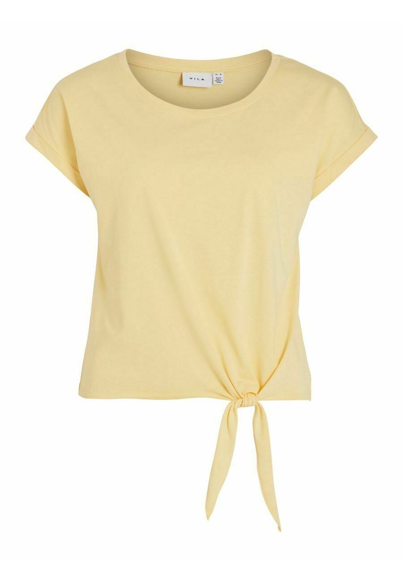Vila T-shirt basic lichtgeel Vila T-shirt basic lichtgeel