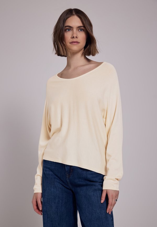 V-NECK - Strickpullover - beige