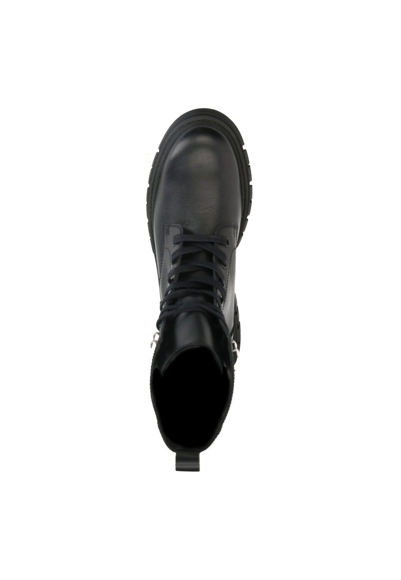 Damen Ankle Boots | Manfield CHUNKY SOHLE Schnürstiefelette schwarz - VV19093 Damen Ankle Boots | Manfield CHUNKY SOHLE Schnürstiefelette schwarz - VV19093