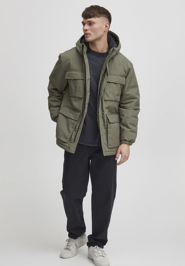 SDGABEN - Short coat - dusty olive3