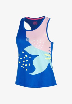 BIDI BADU, TANK-TOP HEY LAGUNA RACERBACK TANK-TOP - Top - prinzess blue