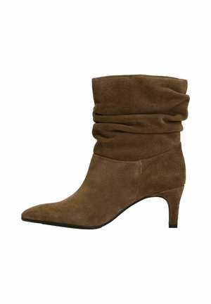 MIT ABSATZ - Korte laarzen - taupe