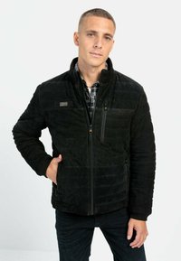 camel active MIT STEHKRAGEN - Læderjakker - asphalt