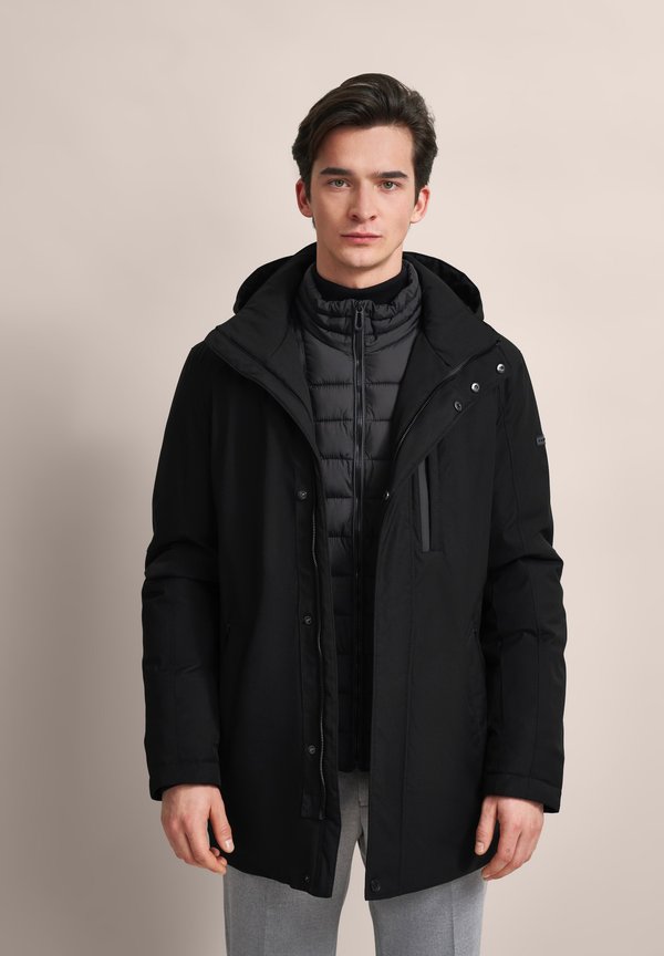 Wintermantel - schwarz