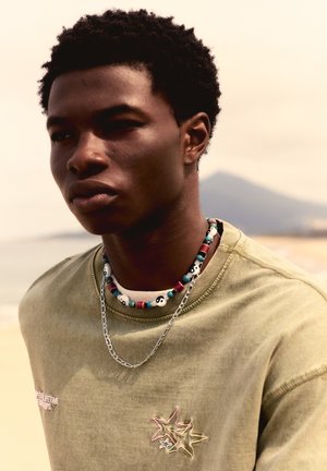 PULL&BEAR, STWD YIN YANG - NECKLACE SET - Halskæder - metallic grey