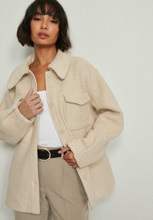 Fleecejas - light beige
