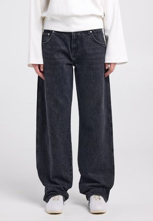 Relaxed fit jeans - black
