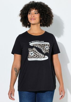 Angel of Style, T-SHIRT, KOMFORT FIT, SNEAKER-MOTIV, HALBARM - Triko s potiskem - black