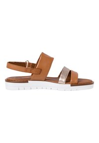 Marco Tozzi Plateausandalette - cognac ant.com