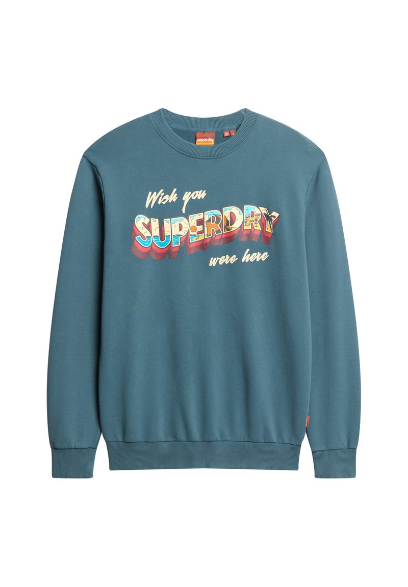Superdry & Co Sweater blauw Superdry & Co Sweater blauw