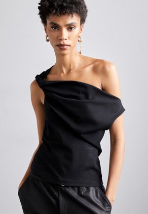 rag & bone IRINA ONE SHOULDER - Topper - black