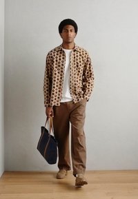 Scotch & Soda STRUCTURED PRINTED SHIRT - Camisa - blue/light brown