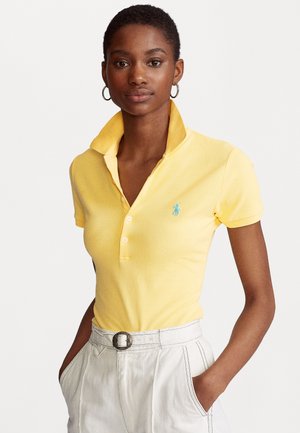 JULIE SLIM SHORT SLEEVE - Polo - corn yellow