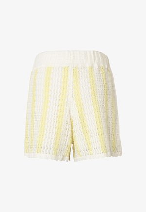 Estelou, Shorts - white butter yellow