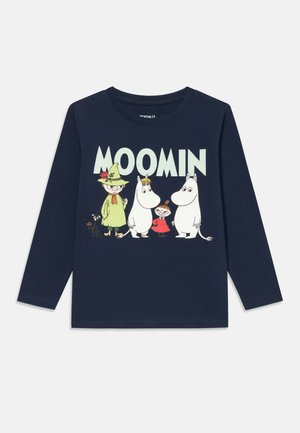 NMNSLOV MOOMIN UNISEX - Pikkade varrukatega topp - navy blazer