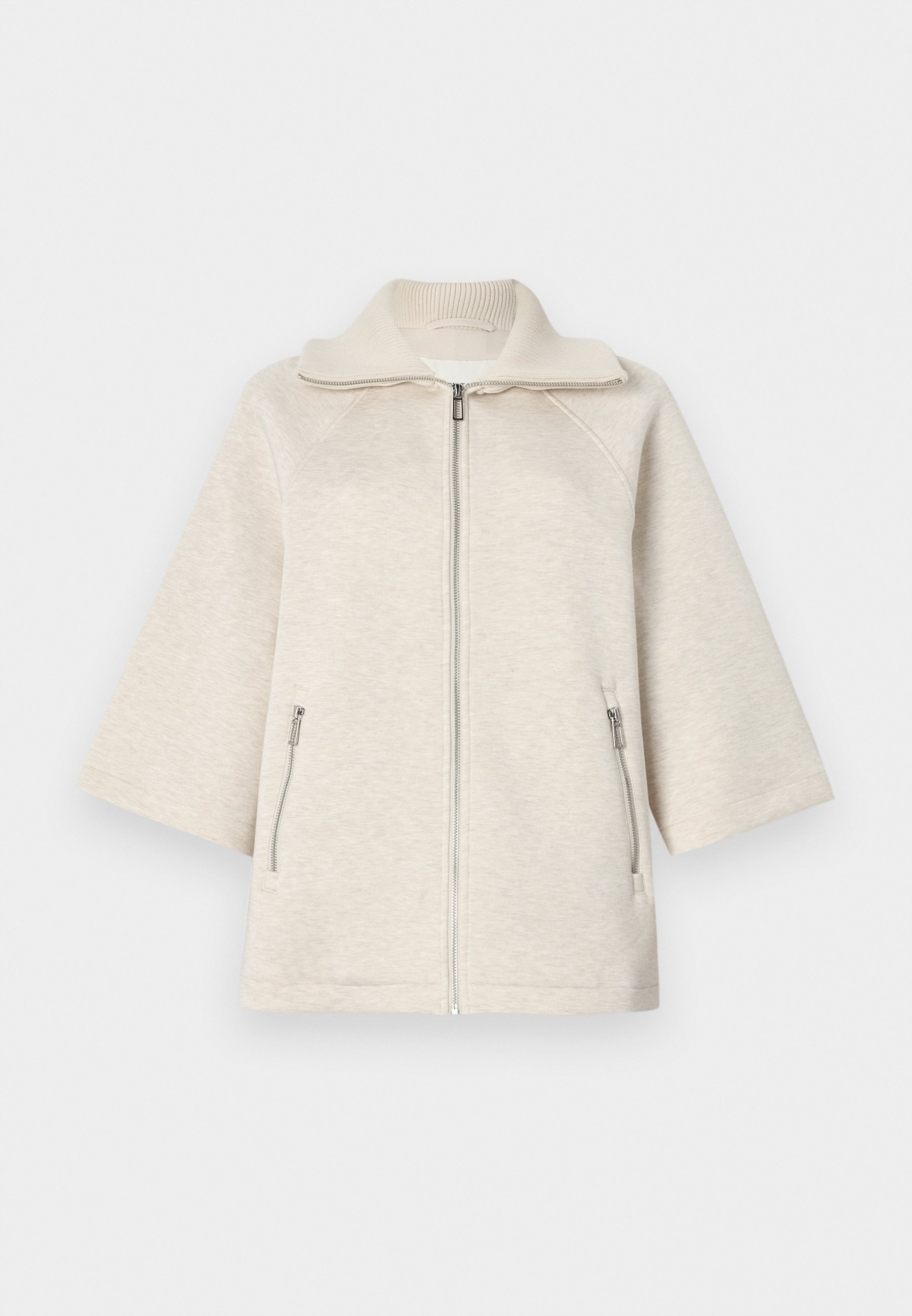 TOM TAILOR CAPE JACKET - Übergangsjacke - sand stone beige melange