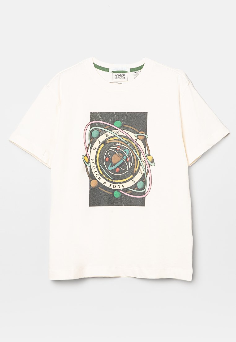 Scotch & Soda T-shirt print beige Scotch & Soda T-shirt print beige