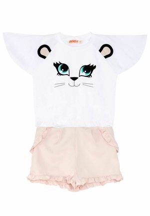 SET WHITE CAT - Short - weiß