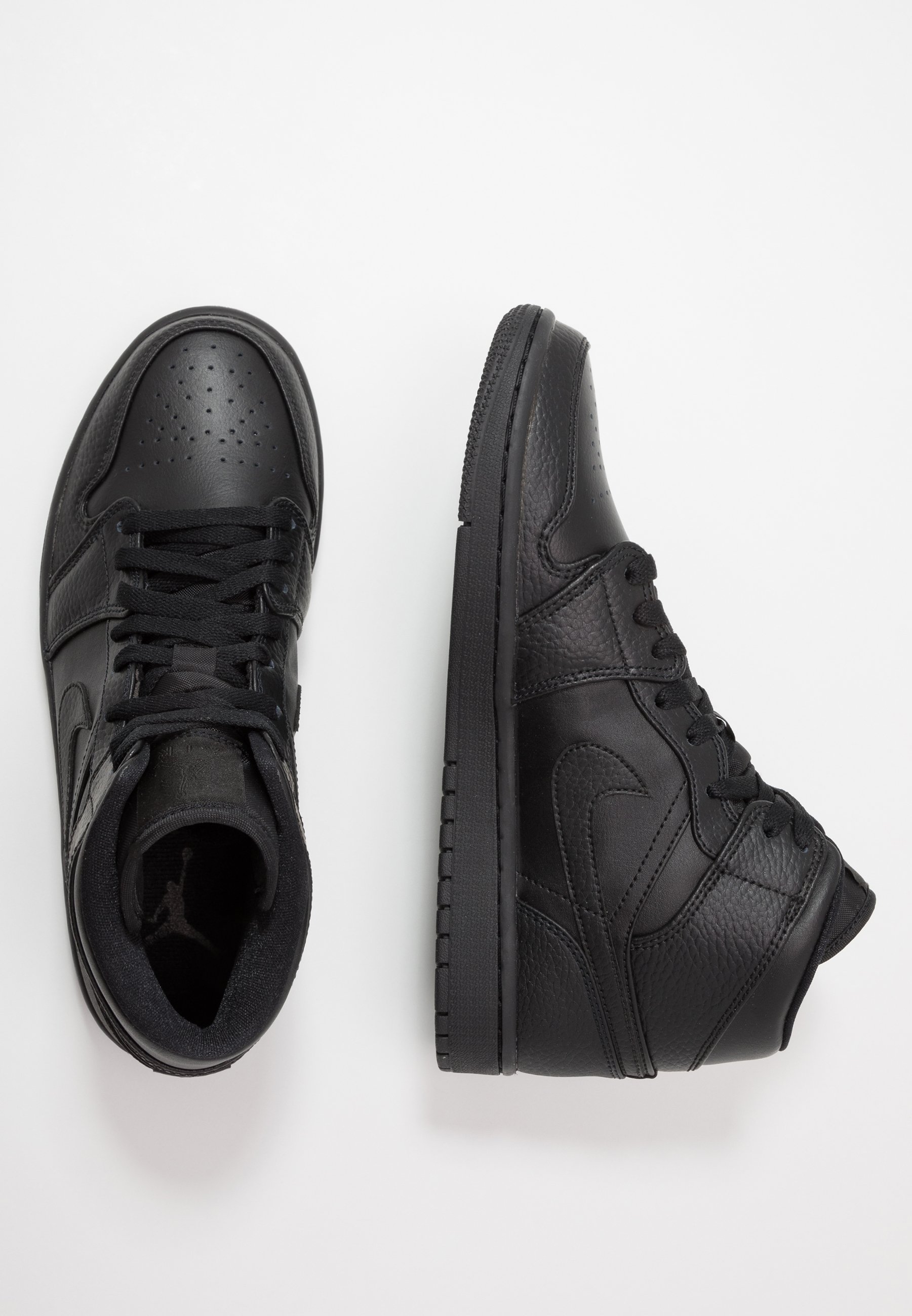 air jordan mid 1 all black