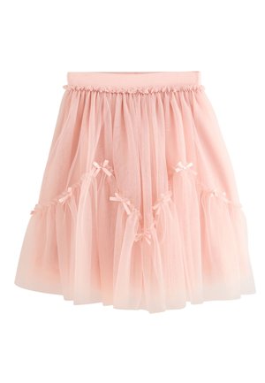 REGULAR FIT-BOW DETAIL  - Áčková sukně - pink