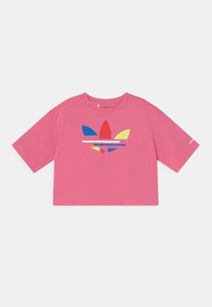 CROPPED TEE - T-shirt print - rose tone