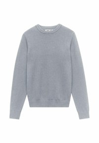 LANEGAN CREW NECK - Striktrøje - mid grey mel