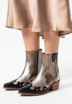 Bottines de cowboy / motard - black