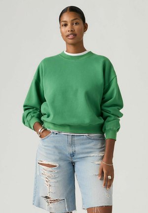 VINTAGE BOXY  GRUNGE  - Sudadera - pine green  green