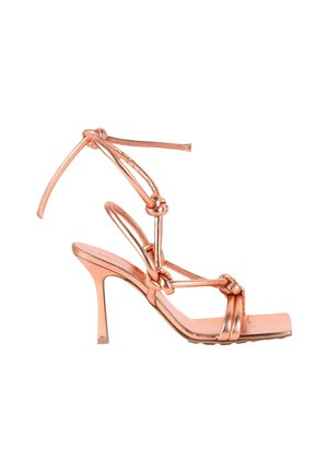 Bottega Veneta, Sandales à talons hauts - copper