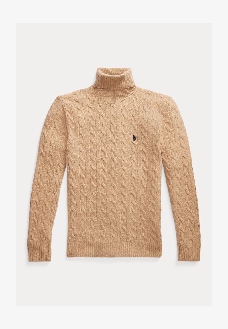 Polo Ralph Lauren CABLE WOOL CASHMERE ROLL NECK JUMPER