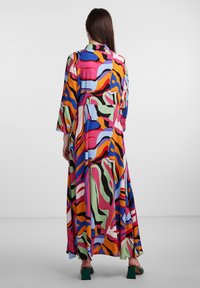 YAS YASSAVANNA LONG SHIRT DRESS - Košilové šaty - fuchsia purple