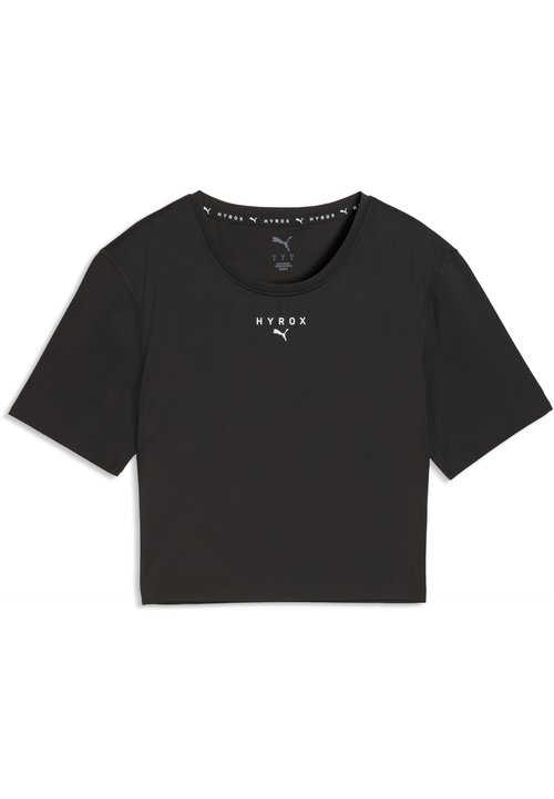 PUMA W X HYROX PWRMODE CROP TEE - Sports T-shirt black — foto 4