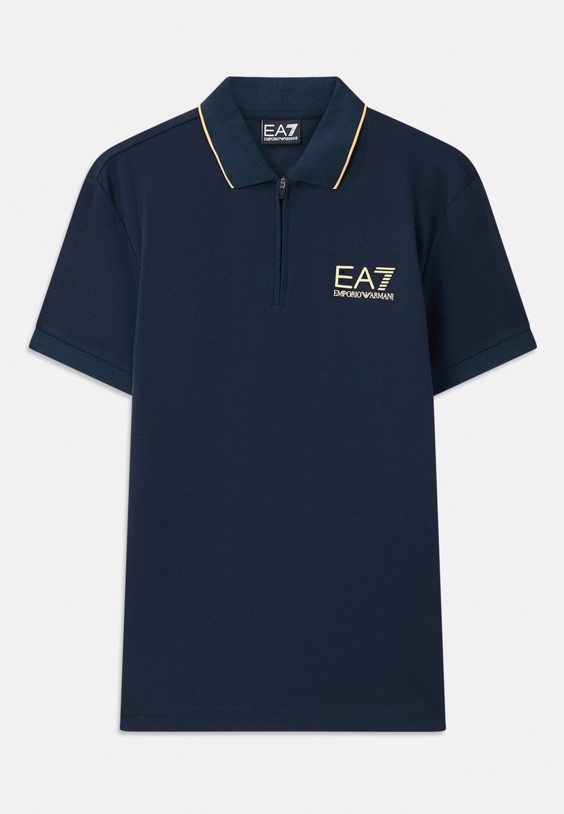 EA7 Emporio Armani TRAIN LABEL - Polo - blue/blu - Zalando.it