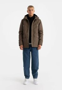 REVOLUTION Winterjas - darkbrown