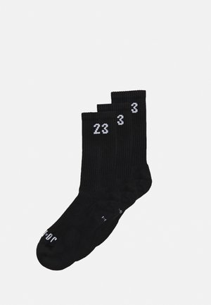 ESSENTIAL CREW UNISEX 3 PACK - Sportsocken - black/white